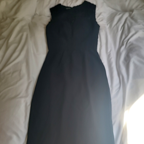 Alexander McQueen Honeycomb Illusion Black Sleeveless Dress Size 38 - Picture 2 of 14